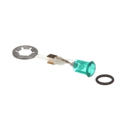 Electrolux Professional Green Pilot Lamp Assembly; Round; 230V 005010